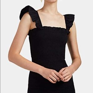 NWOT Barney’s Smocked Poplin Minidress Sz M